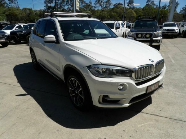 2014 BMW X5 F15 xDrive30d White 8 Speed Sports Automatic Wagon