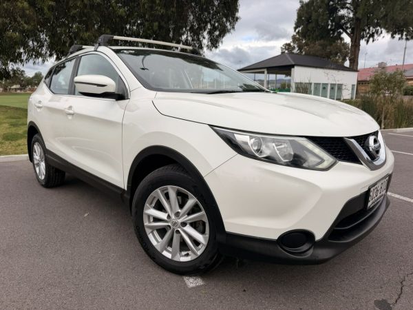 2015 Nissan Qashqai J11 ST White Continuous Variable Wagon