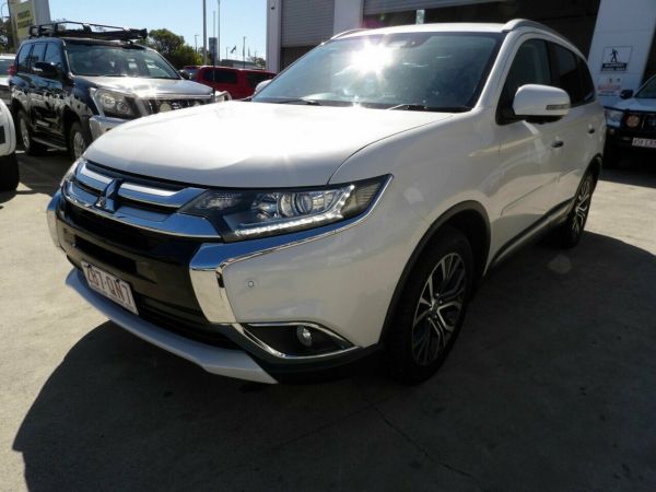 2018 Mitsubishi Outlander ZL MY18.5 Exceed AWD White 6 Speed Sports Automatic Wagon image