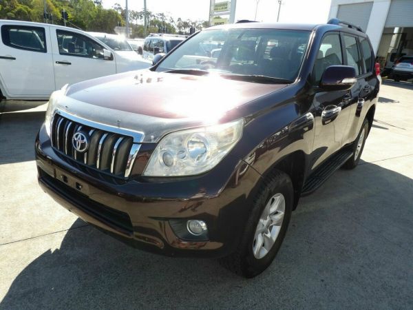 2010 Toyota Landcruiser Prado KDJ150R GXL Maroon 5 Speed Sports Automatic Wagon