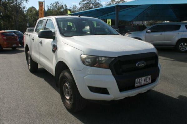 2015 Ford Ranger PX MkII XL Hi-Rider White 6 Speed Sports Automatic Double Cab