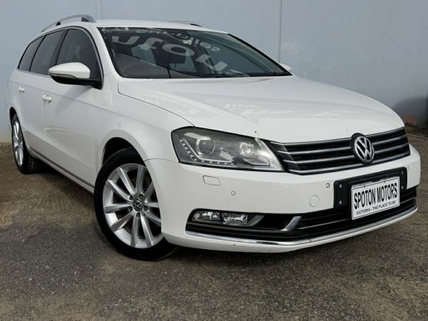 2014 Volkswagen Passat 3C MY14 130 TDI Highline White 6 Speed Direct Shift Wagon image