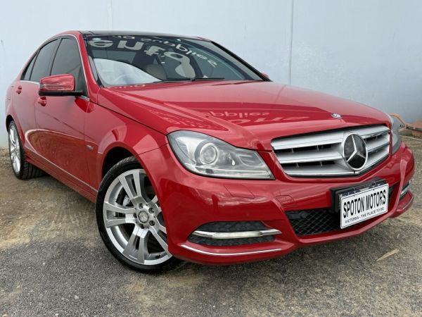 2012 Mercedes-Benz C250 W204 MY12 Avantgarde BE Red 7 Speed Automatic G-Tronic Sedan image