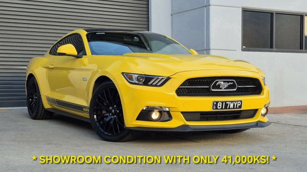 2016 Ford Mustang FM 2017MY GT Fastback SelectShift Triple Yellow 6 Speed Sports Automatic