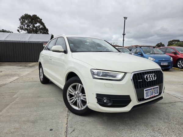 2013 Audi Q3 8U MY13 TDI S Tronic Quattro White 7 Speed Sports Automatic Dual Clutch Wagon