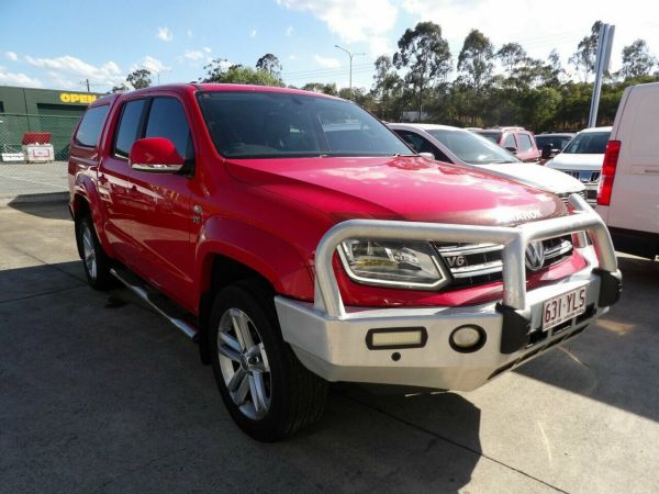 2018 Volkswagen Amarok 2H MY18 TDI550 4MOTION Perm Highline Red 8 Speed Automatic Utility