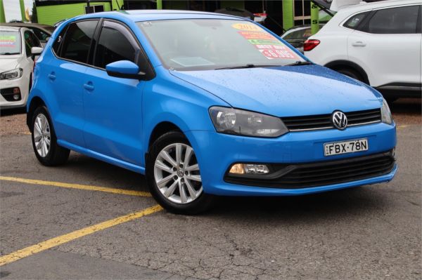 2014 Volkswagen Polo Hatchback 6R MY15 66TSI Trendline