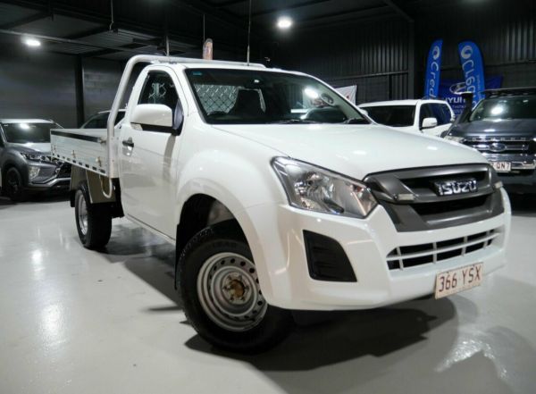 2018 Isuzu D-MAX MY18 SX 4x2 High Ride White 6 Speed Sports Automatic Cab Chassis image