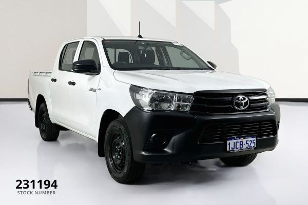 2018 Toyota HILUX WORKMATE TGN121R MY17 REAR WHEEL DRIVE