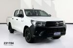 Image for 2018 Toyota HILUX WORKMATE TGN121R MY17 REAR WHEEL DRIVE