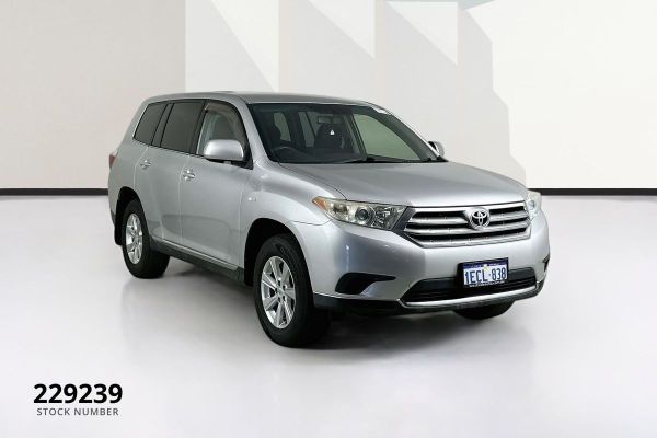 2012 Toyota KLUGER KX-R (FWD) 7 SEAT GSU40R MY11 UPGRADE