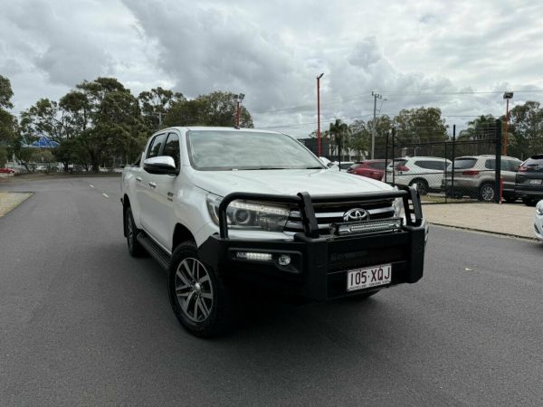 2017 Toyota Hilux GUN126R SR5 Double Cab White 6 Speed Sports Automatic Utility image