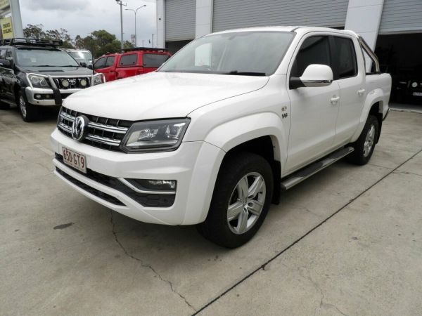 2018 Volkswagen Amarok 2H MY18 TDI550 4MOTION Perm Highline White 8 Speed Automatic Utility