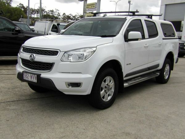 2014 Holden Colorado RG MY14 LT Crew Cab 4x2 White 6 Speed Sports Automatic Utility image