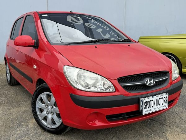 2009 Hyundai Getz TB MY09 S Red 5 Speed Manual Hatchback image