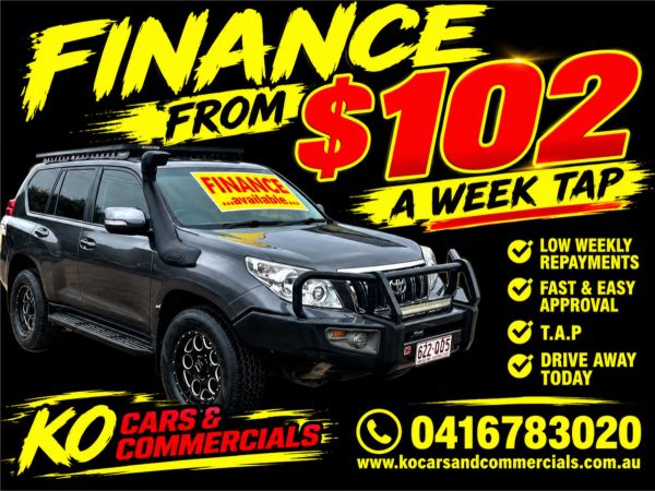2013 TOYOTA LANDCRUISER 4D WAGON KDJ150R 11 UPGRADE PRADO GXL (4x4)