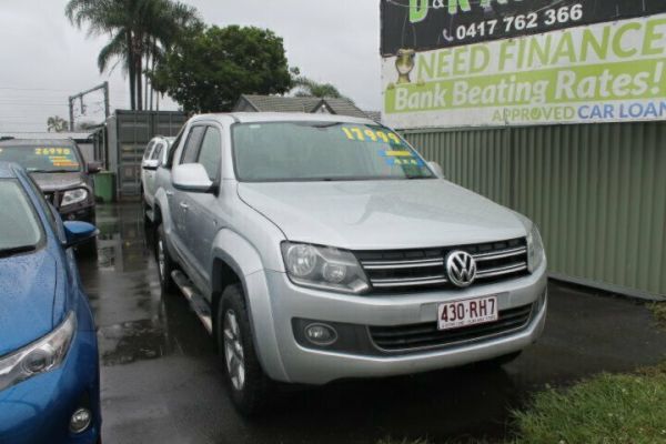 2015 Volkswagen Amarok 2H MY15 TDI420 4Motion Perm Highline Silver 8 Speed Automatic Utility image