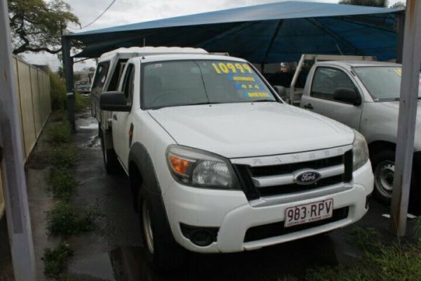 2011 Ford Ranger PK XL White 5 Speed Automatic Cab Chassis