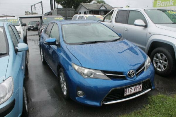 2014 Toyota Corolla ZRE182R Ascent S-CVT Blue 7 Speed Constant Variable Hatchback