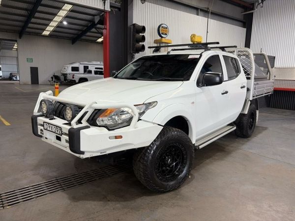 2018 Mitsubishi Triton MQ MY18 GLX (4x4) White 5 Speed Automatic Dual Cab Utility image