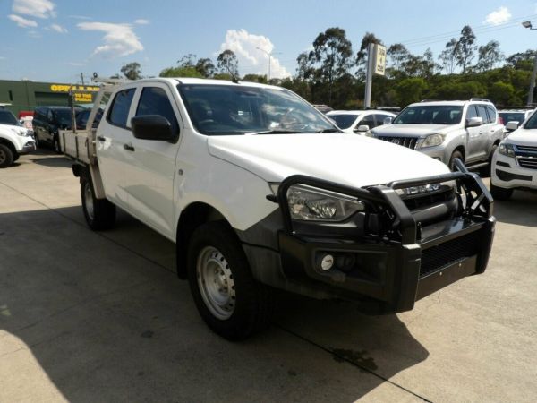 2020 Isuzu D-MAX RG MY21 SX Crew Cab White 6 Speed Sports Automatic Cab Chassis image