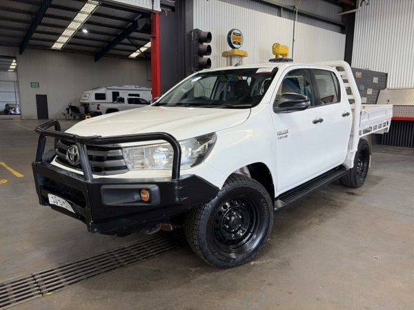 2017 Toyota Hilux GUN126R MY19 SR (4x4) White 6 Speed Automatic Dual C/Chas image