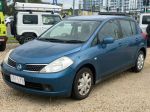 Image for 2008 Nissan Tiida C11 MY07 Q Blue 4 Speed Automatic Hatchback
