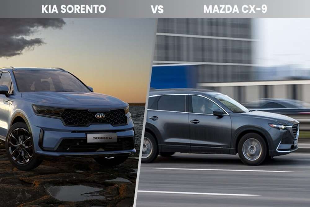 2021 Mazda CX-9 vs Kia Sorento image